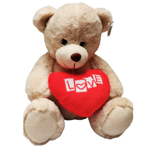 Peluche Oso Beige Love - Main Image