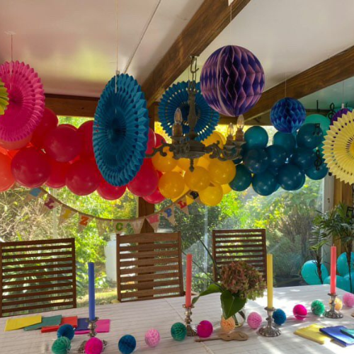 Abanico Amarillo Chico