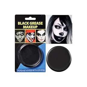 Maquillaje Pintura Facial Negra