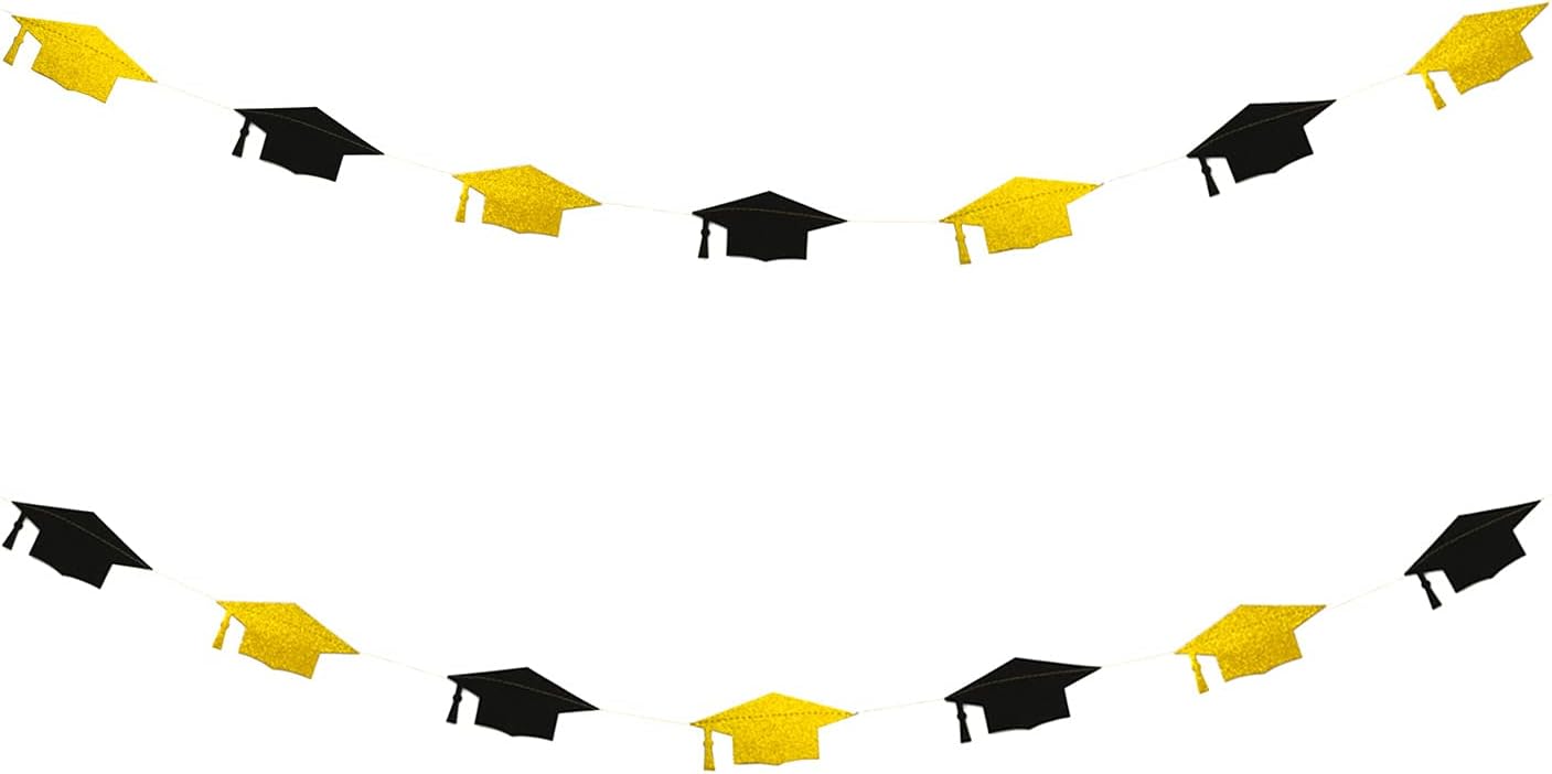 Banderín Birretes con Glitter