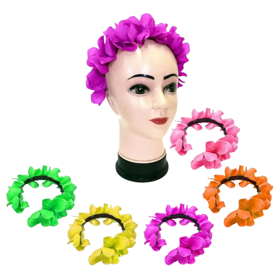 Set x12 Tiaras de Flores