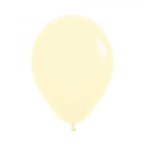 Globo Pastel Mate Amarillo R-12 x12