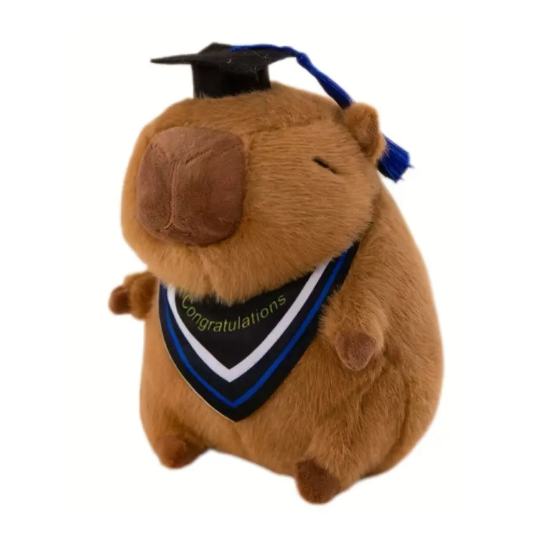 Peluche Capibara - Carpincho Graduado