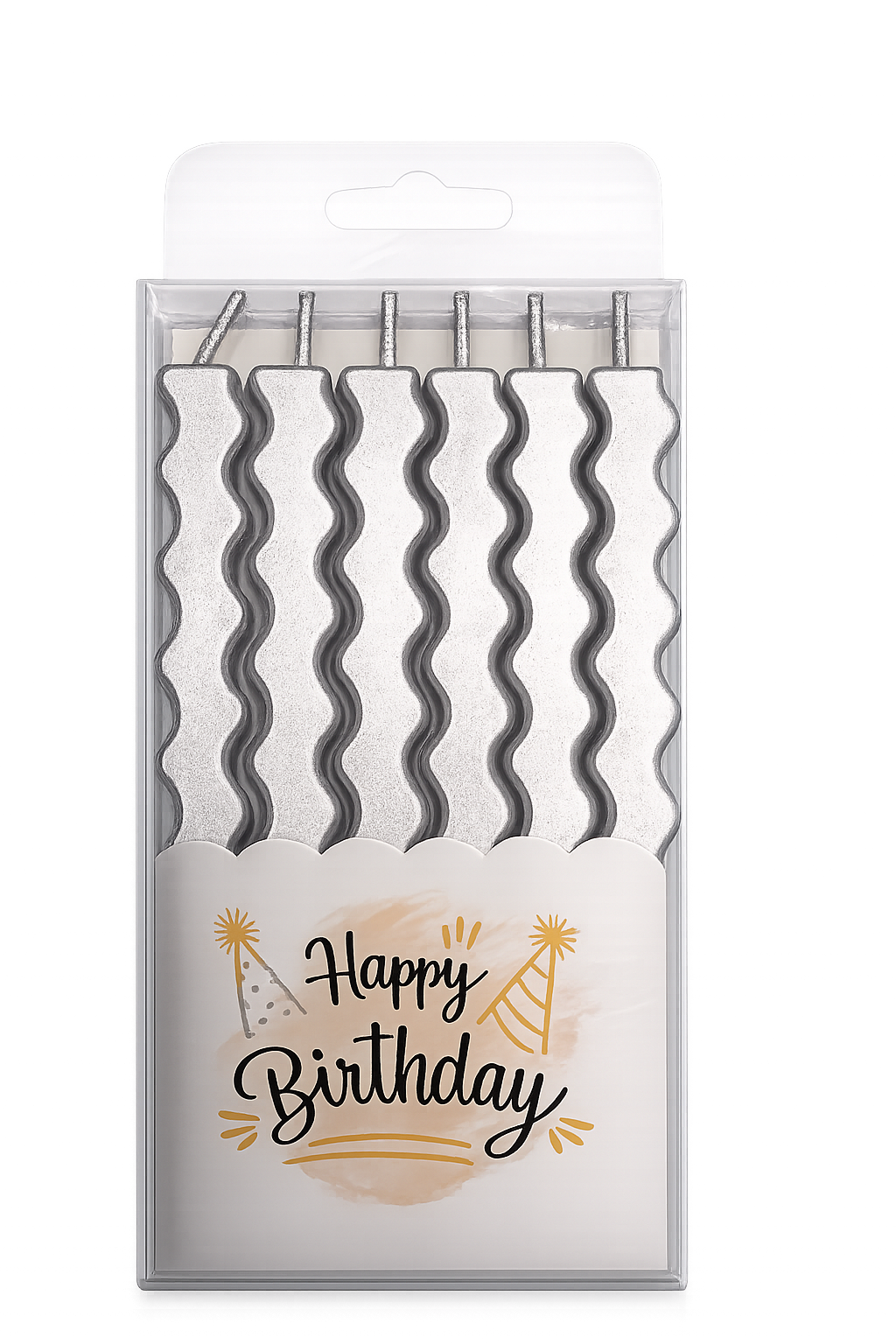 Velas Plata x6