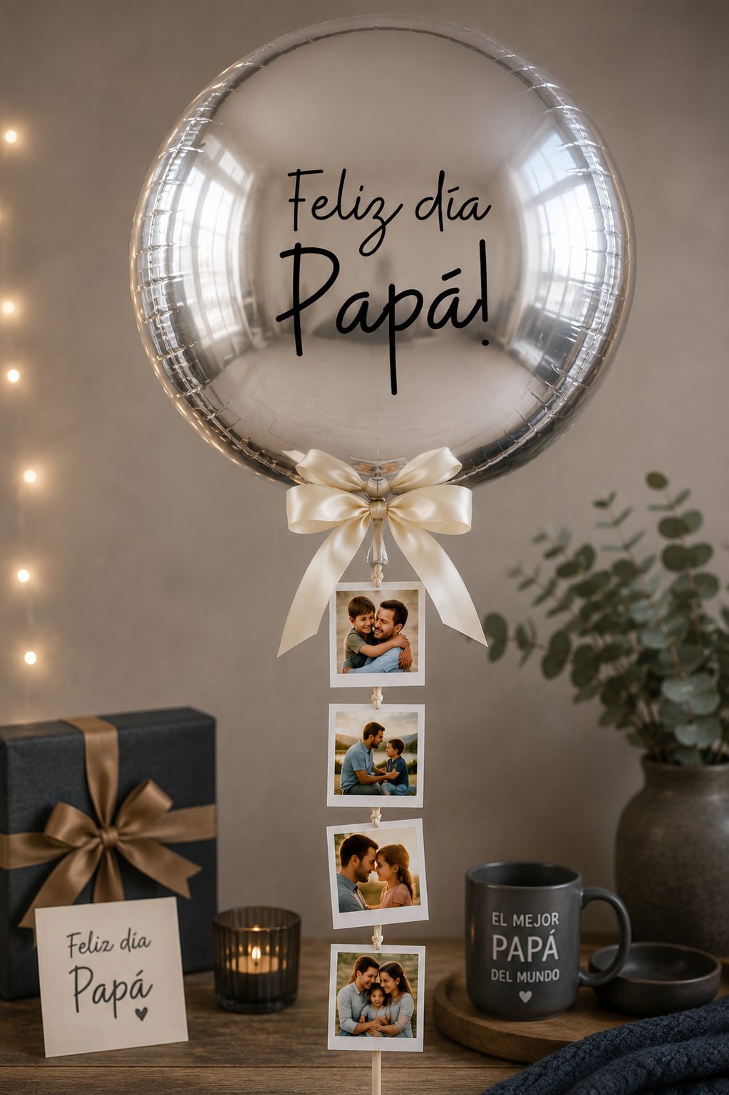 Burbuja Plata - Feliz día Papá