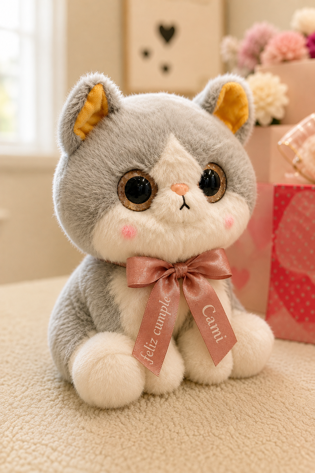 Peluche Gatito Personalizado