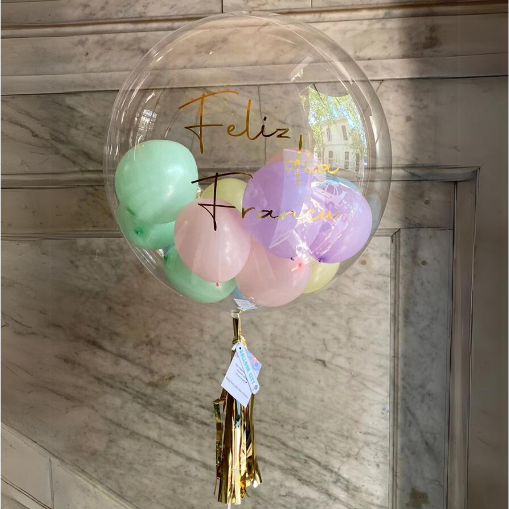 Globo Burbuja Personalizada Con Globitos