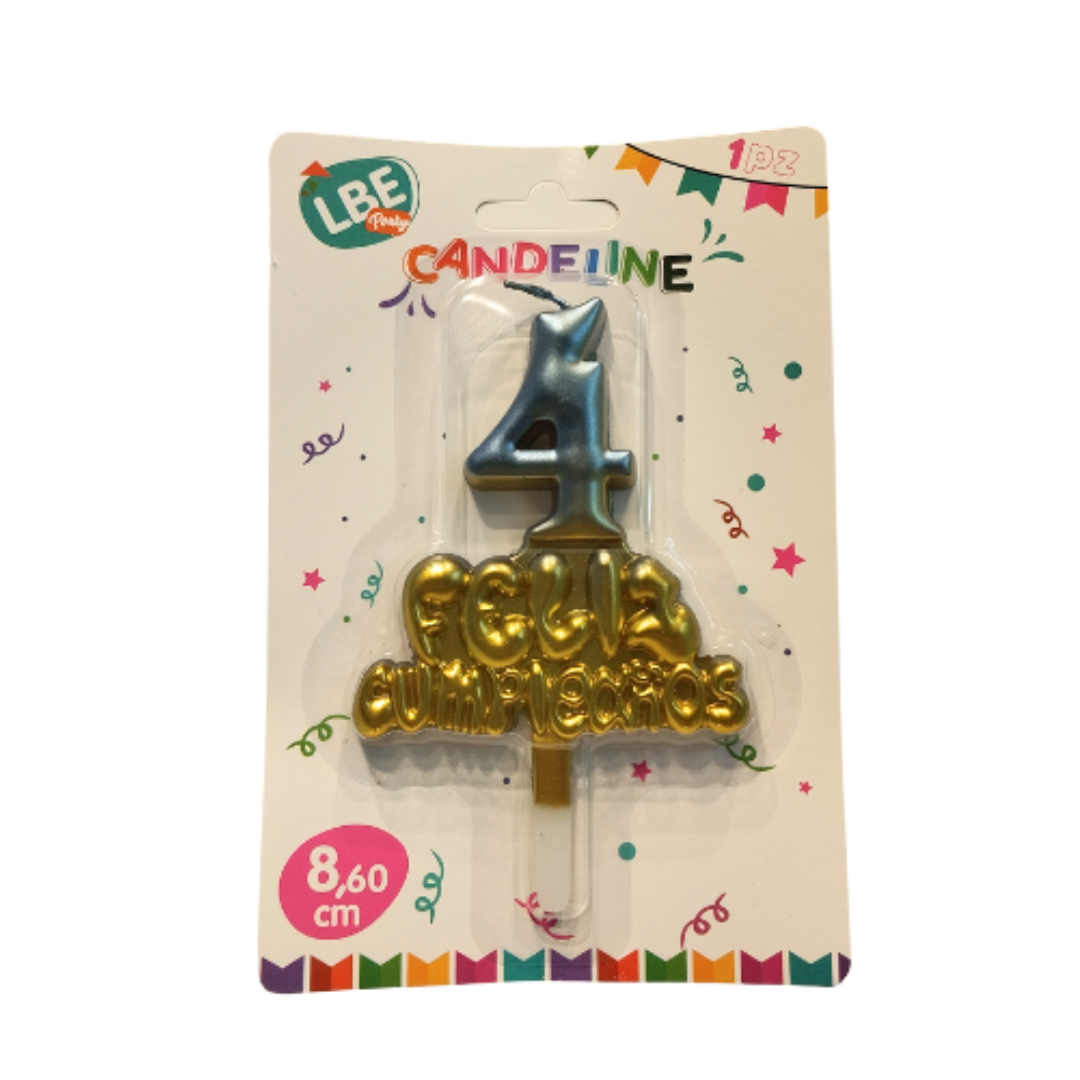 Vela Número 4 Degrade