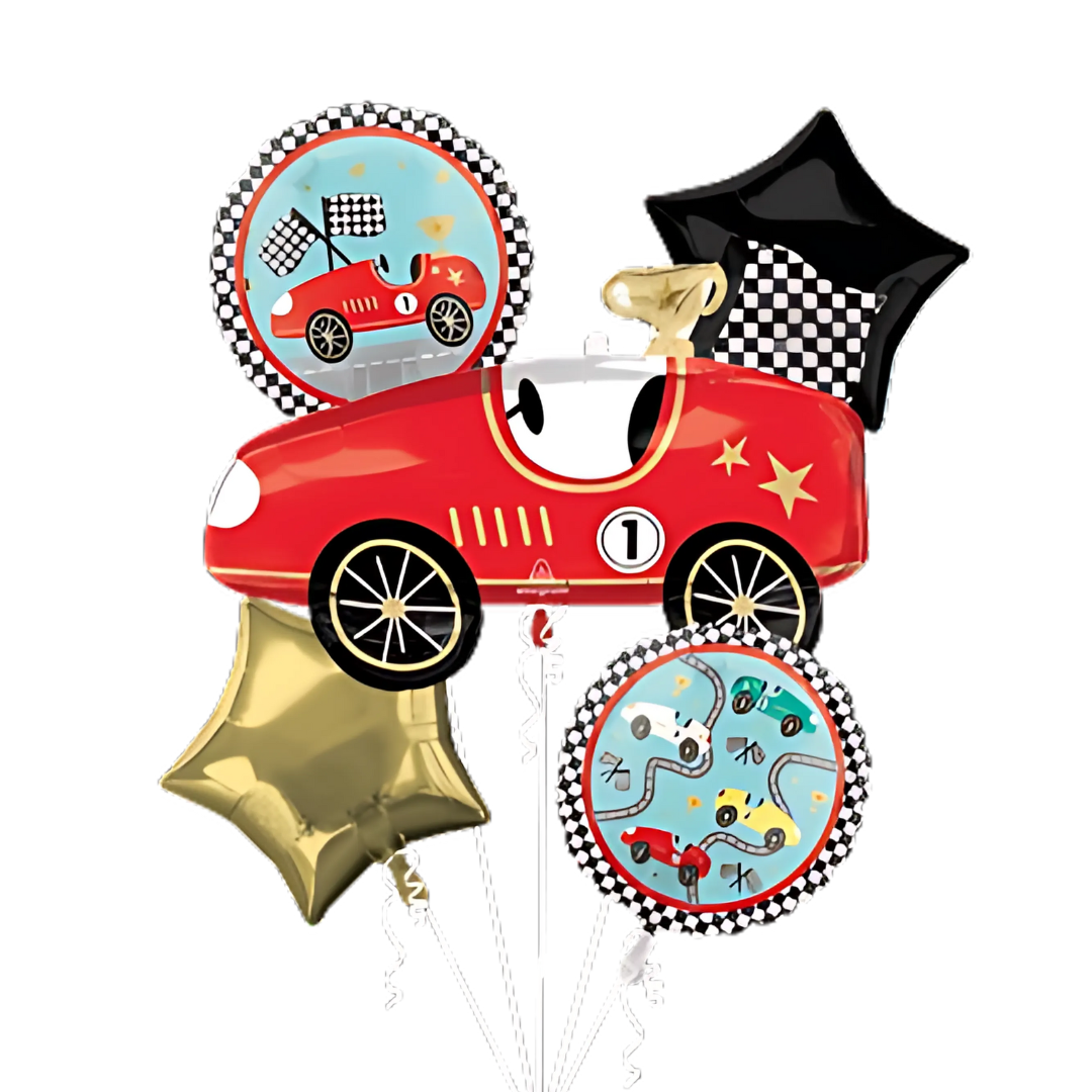 Globo Bouquet Auto de Carrera
