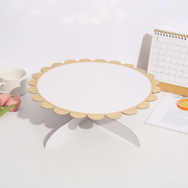 Base Para Torta en Cartón Blanco