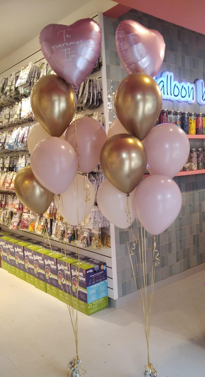 Globo Bouquet Personalizado Rose Gold