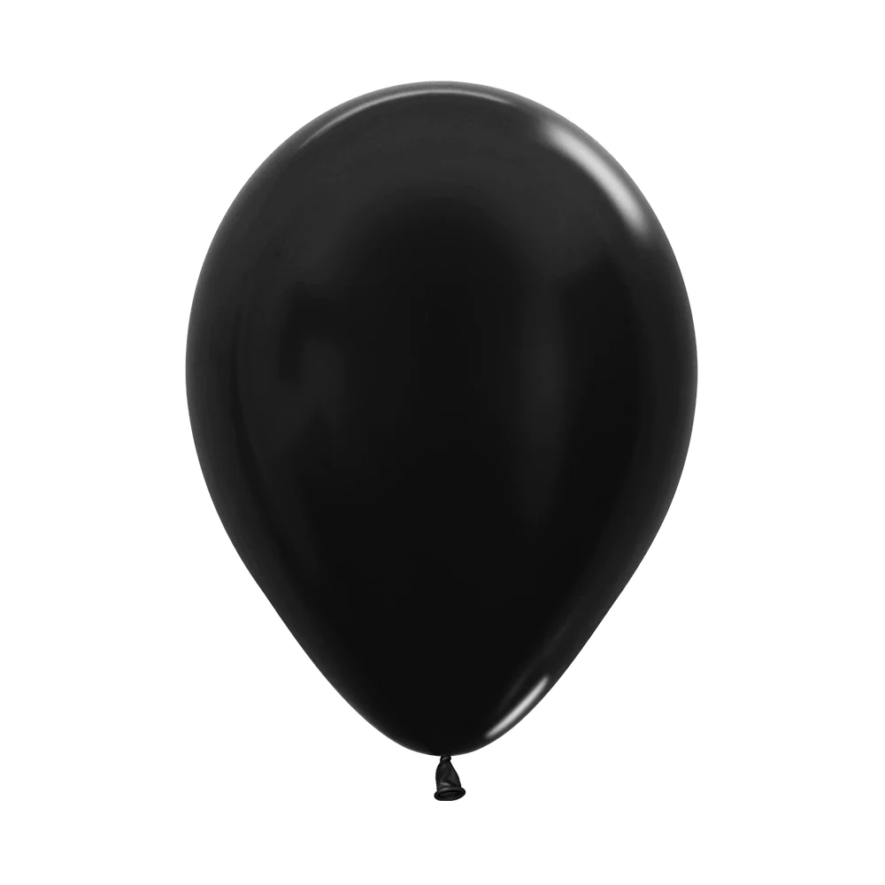 Mini Globo Metal Negro R-5 x50