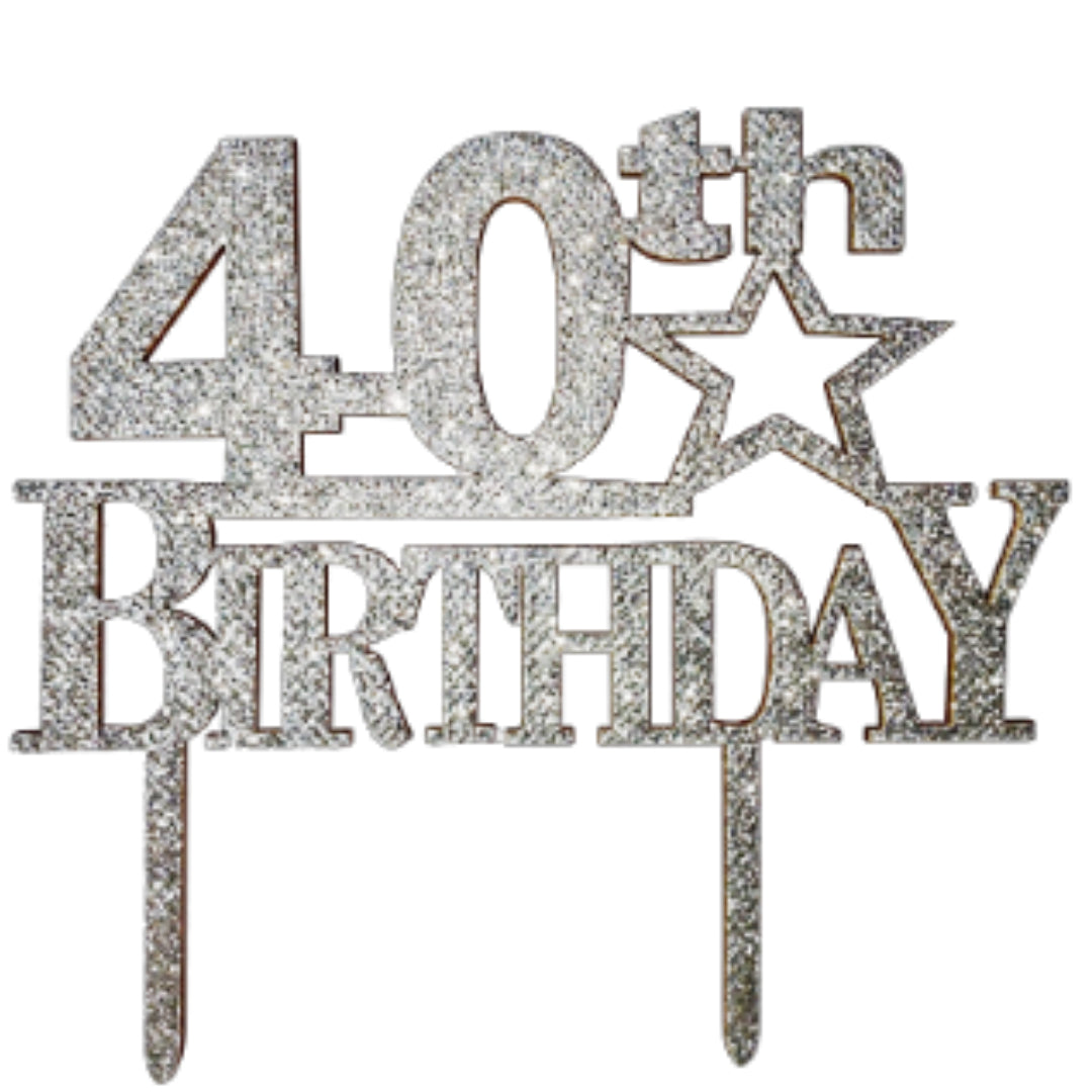 Topper 40 años Plata