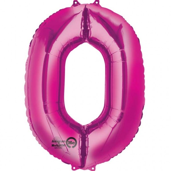 Número 0 Fucsia 86cm
