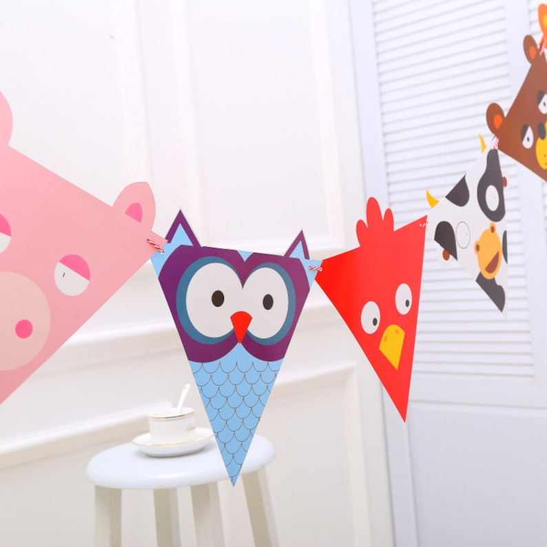 Banderín Estampado Animalitos