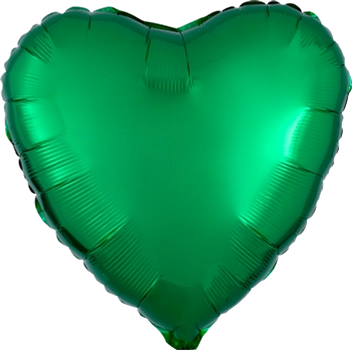 Globo Corazón Verde