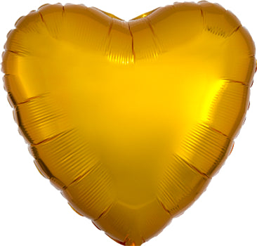 Globo Corazón Dorado