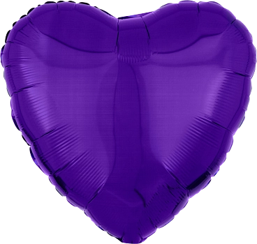 Globo Corazón Violeta
