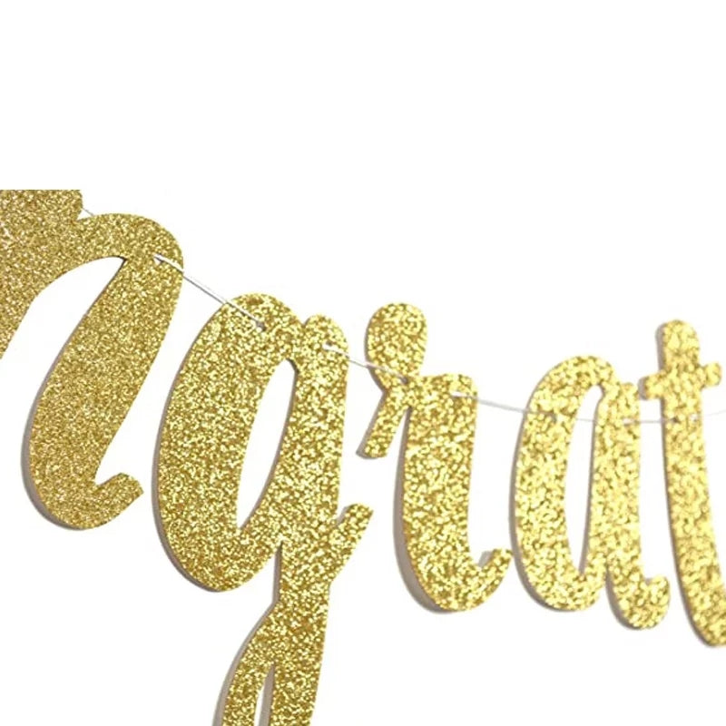 Banderín Graduación "Congrats"