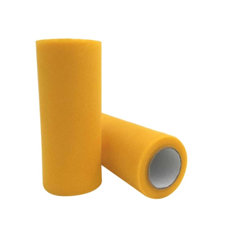 Tul en Rollo Amarillo