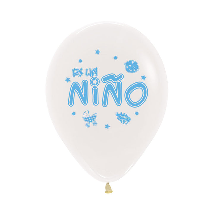 Globo Cristal Es un niño Transparente R-12 x12