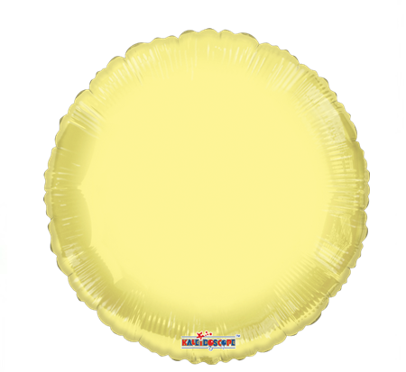 Globo Círculo Pastel Amarillo