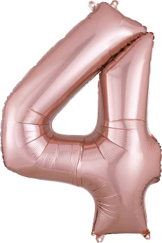 Número 4 Rose Gold 86cm