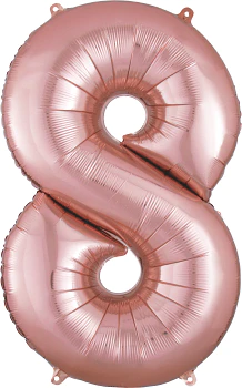 Número 8 Rose Gold 40cm