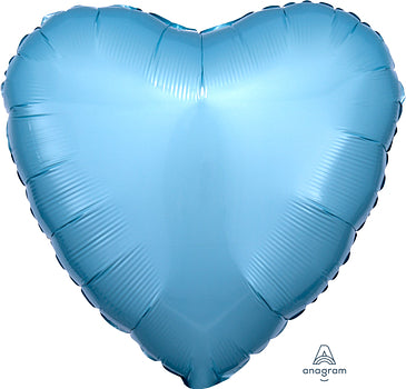 Globo Corazón Celeste