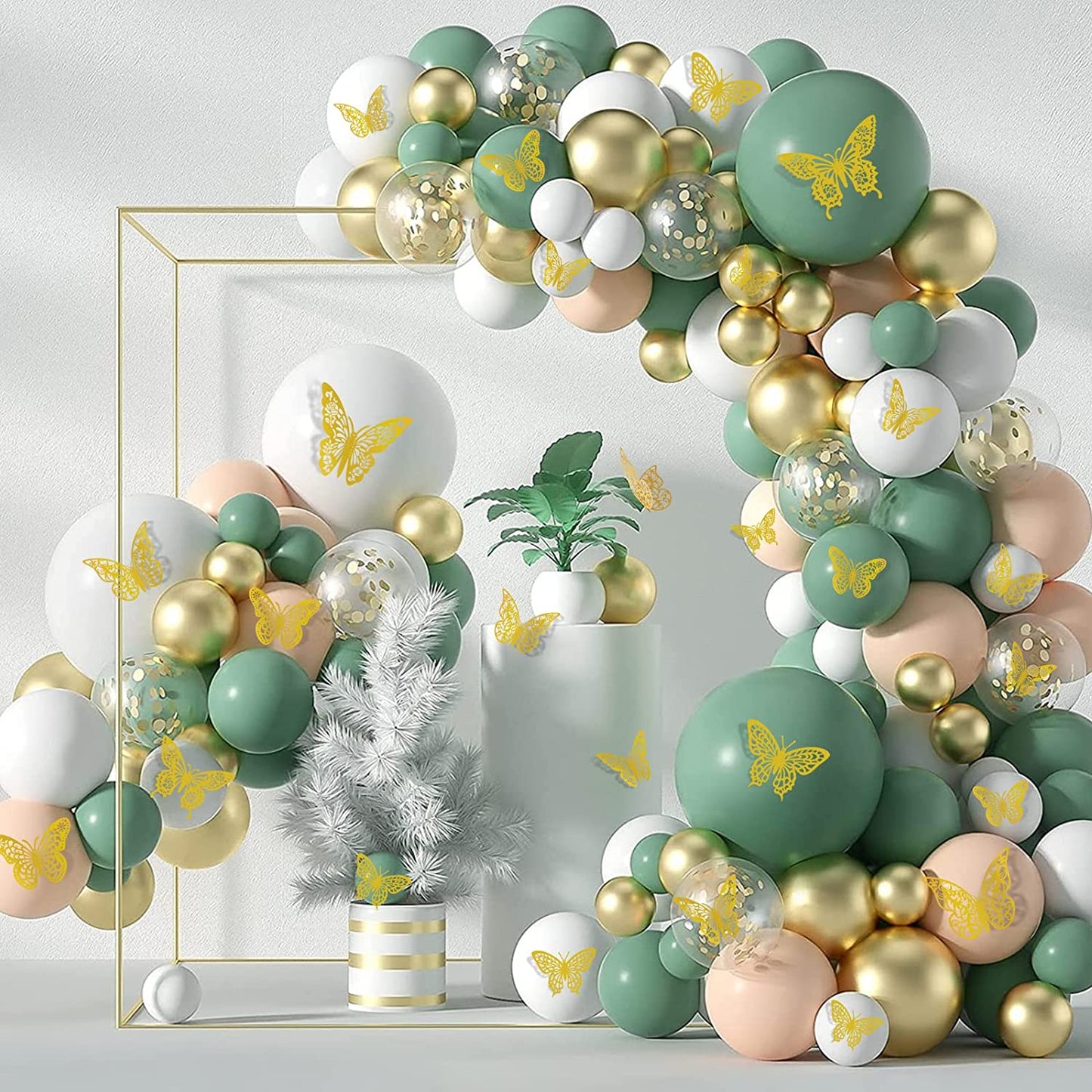 Mariposas Doradas 3D