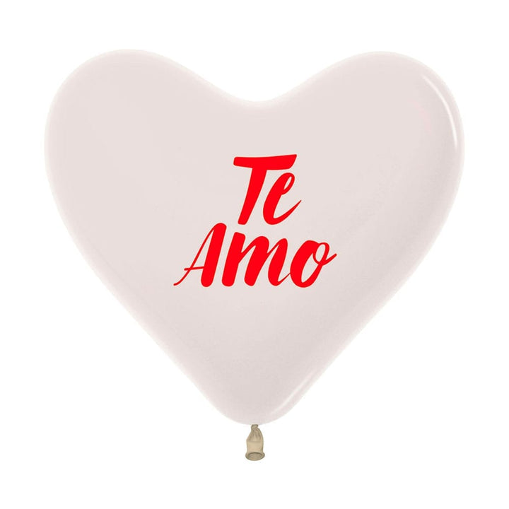 Globo Cristal Corazones Te amo Transparente R-12 x12