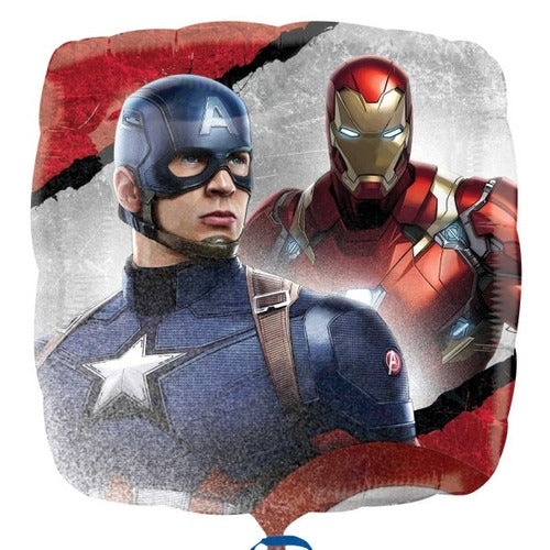Globo Capitán América - Iron Man