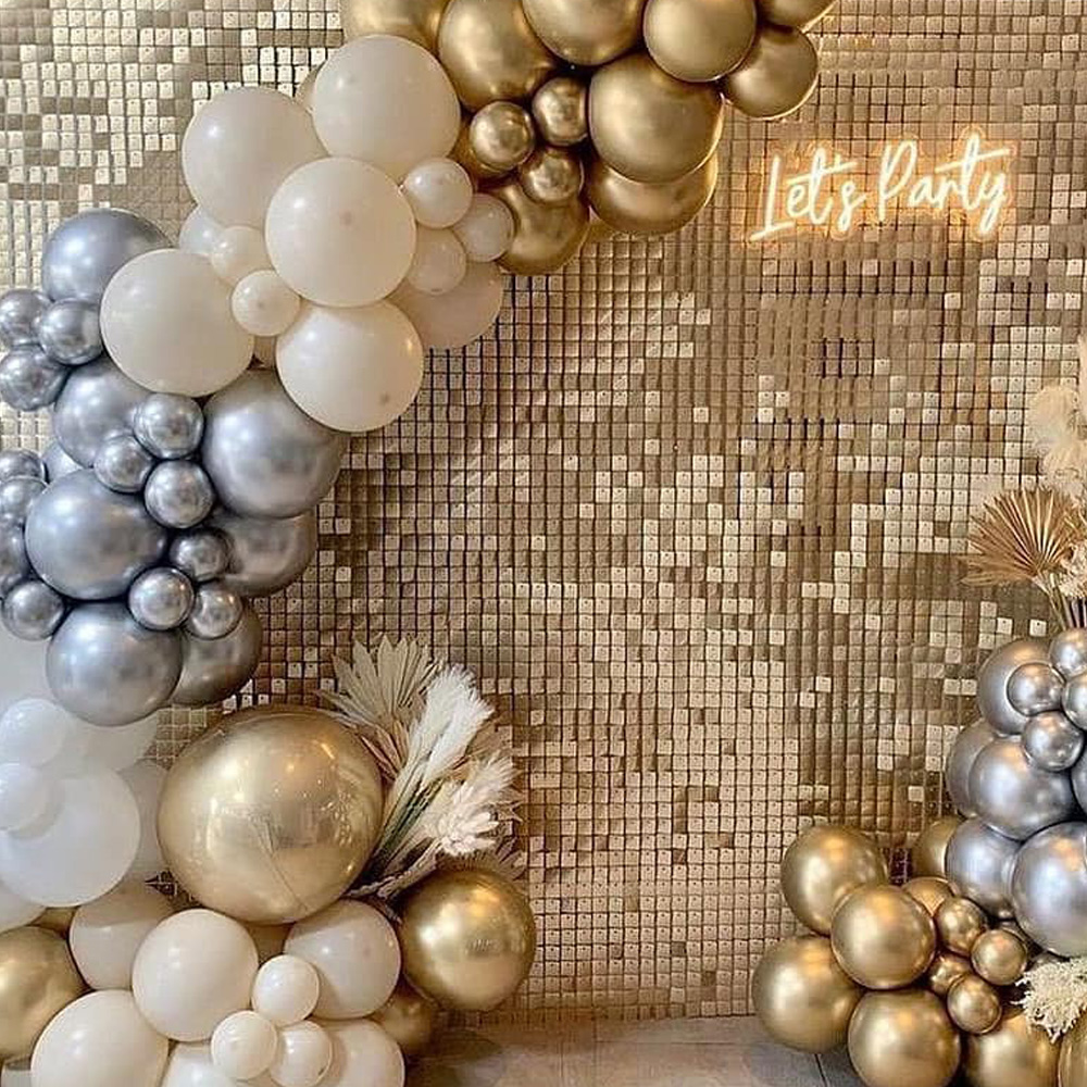 Panel Shimmer Dorado