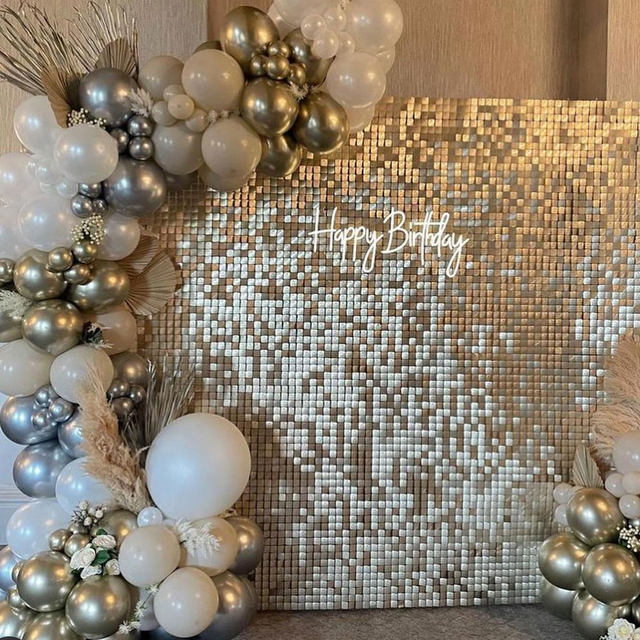 Panel Shimmer Plata