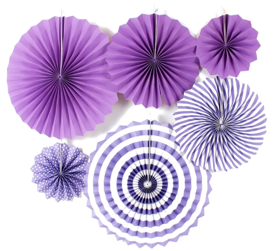 Set Abanico Violeta