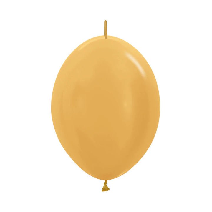 Globo Metal Dorado LOL Bipolo R-12 x25