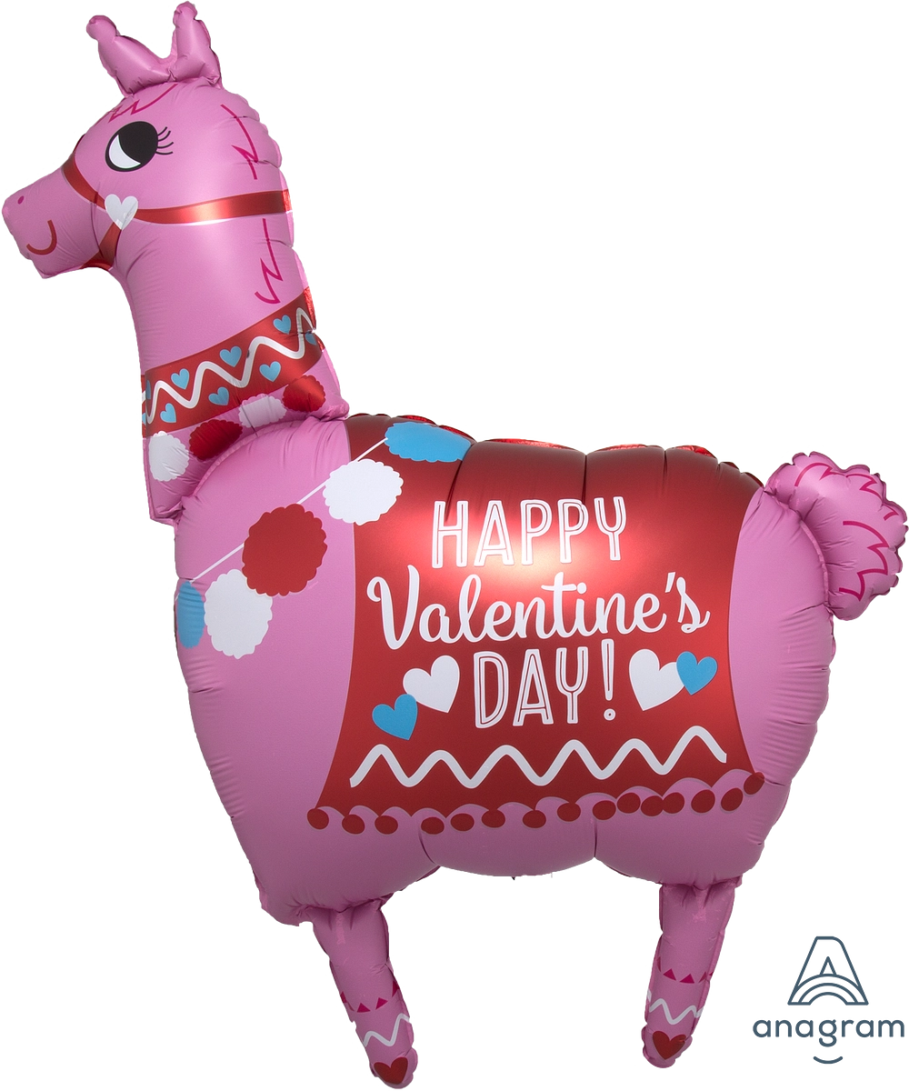 Globo Llama San Valentin