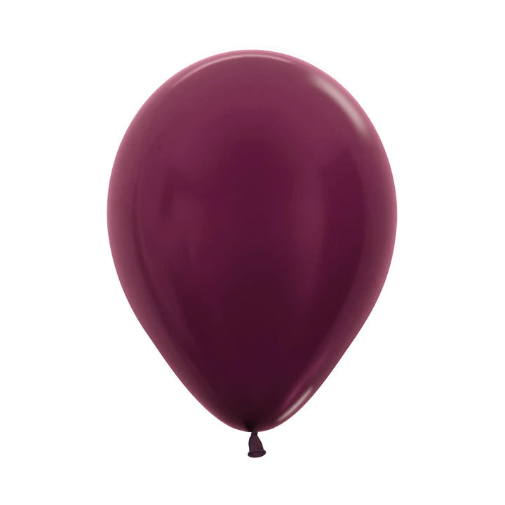 Globo Metal Vino tinto R-12 x25