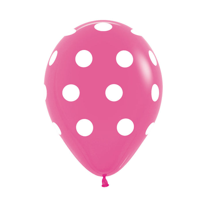 Globo Fashion Polka Dots Fucsia R-12 x12
