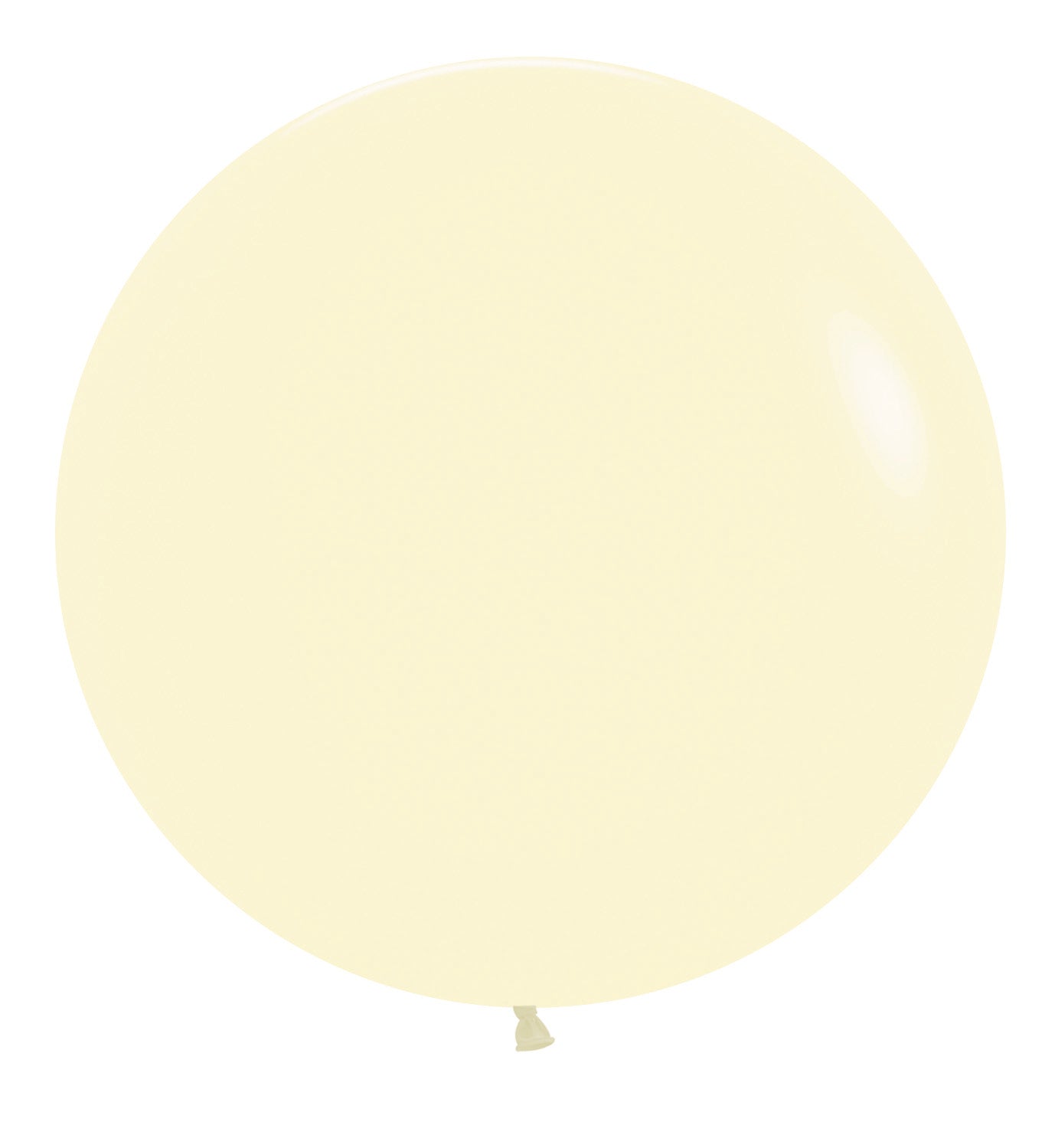 Globo Pastel Mate Amarillo R-18 x6