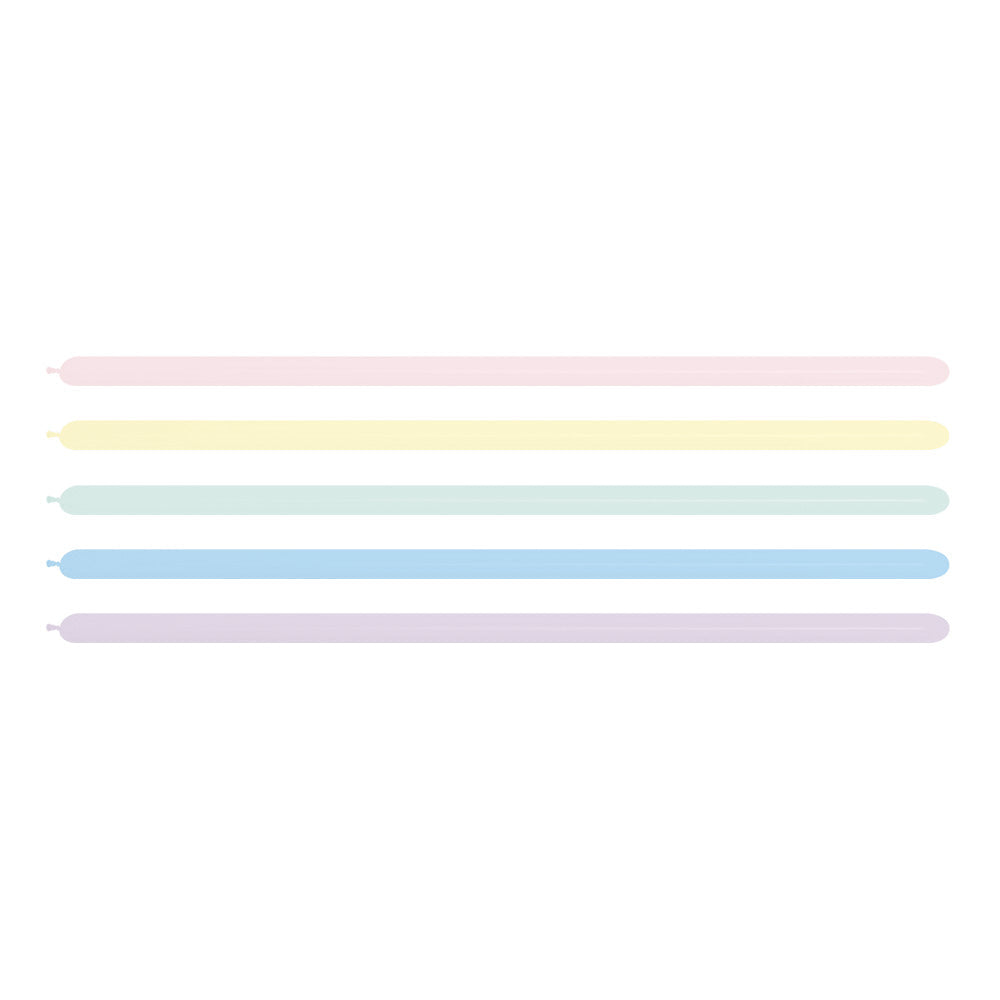 Globo Pastel Mate Mix de Colores 260S x20