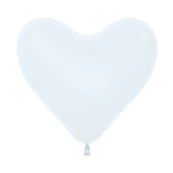 Globo Fashion Corazon Blanco R-12 x12