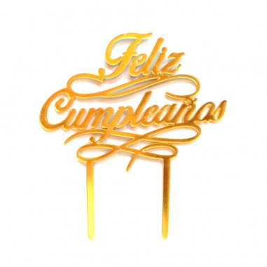 Topper Feliz Cumpleaños