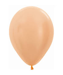 Mini Globo Satín Durazno R-5 x50