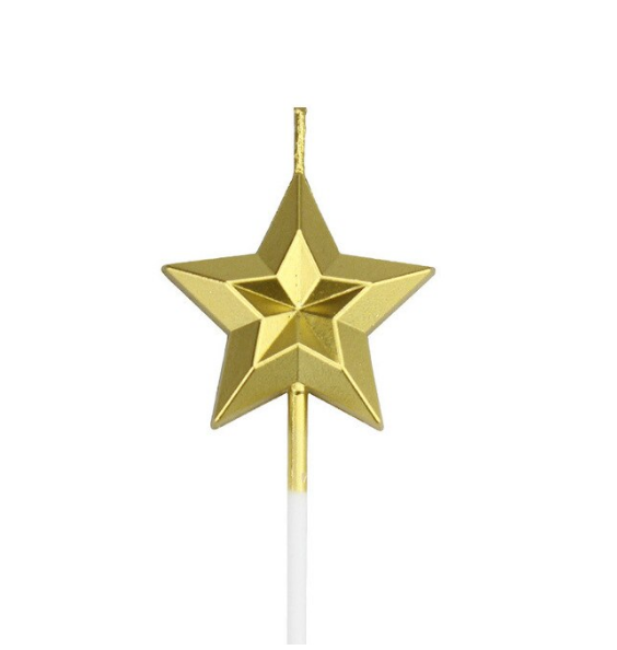 Vela Estrella de Diamante Dorado