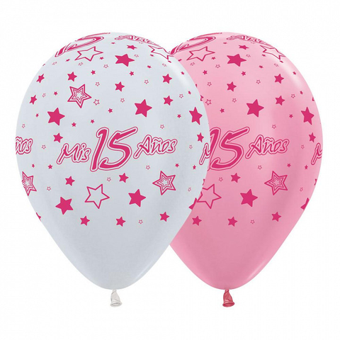 Globo Satín Mix Mis 15 R-12 x12