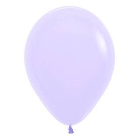 Globo Pastel Mate Lila R-12 x12