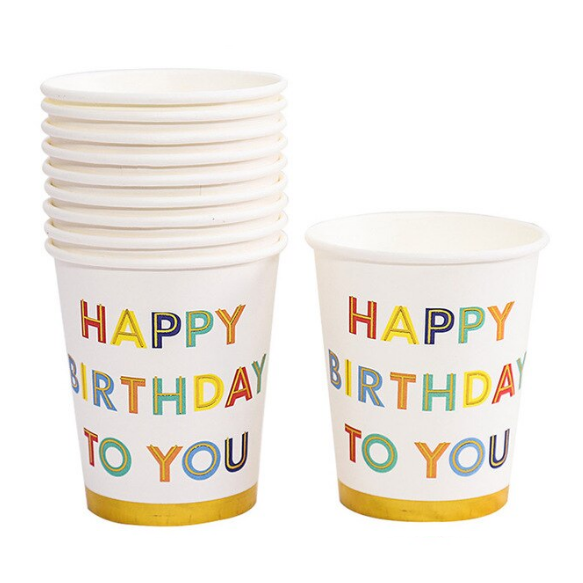 Vasos Happy Birthday