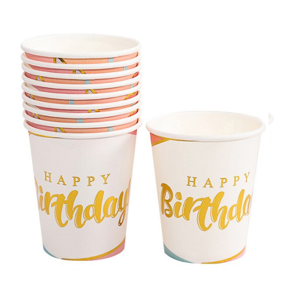 Vasos Happy Birthday