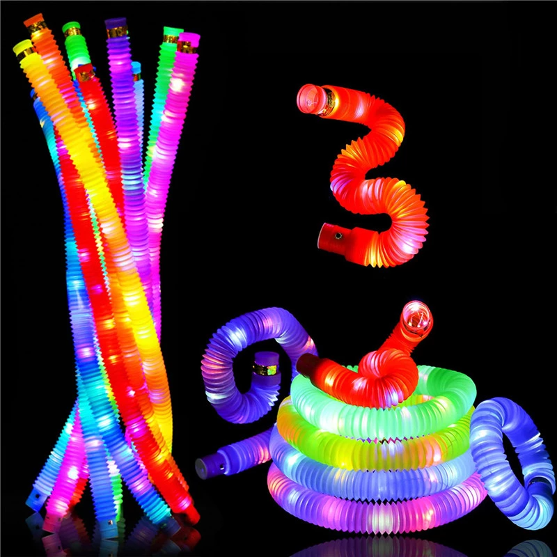 Set Pop Tubes con luz x3